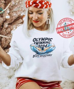 Olympic swimming 2024 dive into victory shirt, hoodie, sweater, long sleeve and tank top Olympic swimming 2024 dive into victory shirt