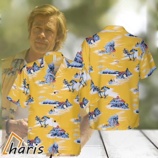 Once Upon A Time In Hollywood Movie Brad Pitt Hawaiian Shirt