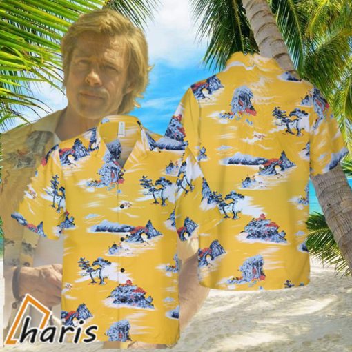 Once Upon A Time In Hollywood Movie Brad Pitt Hawaiian Shirt