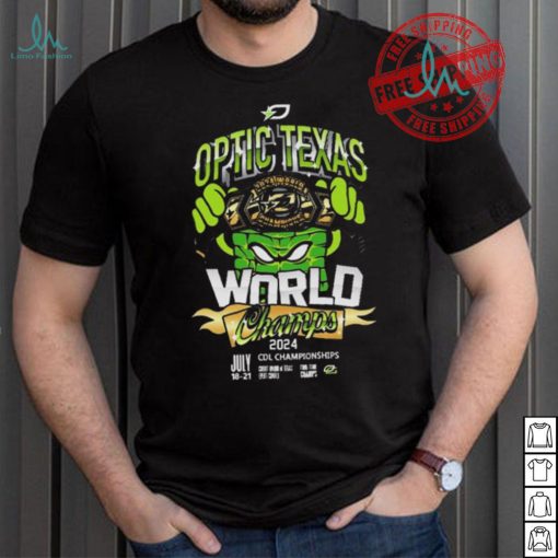 Optic Texas World Champs 2024 CDL Championships July 18 21 shirt