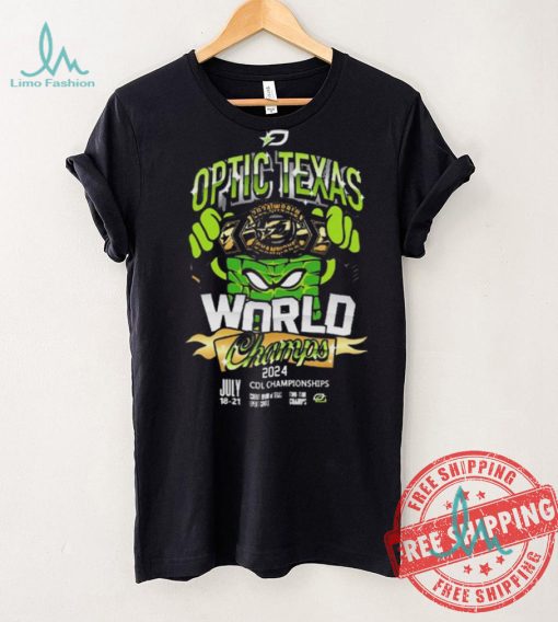 Optic Texas World Champs 2024 CDL Championships July 18 21 shirt