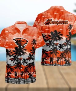 Oregon State Beavers Palms Tree Hawaiian Shirt