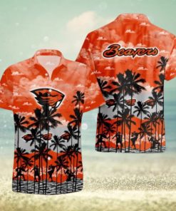 Oregon State Beavers Palms Tree Hawaiian Shirt