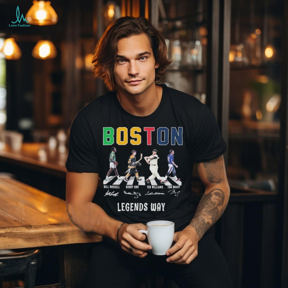 Original Boston Sports Teams Legends Players Abbey Road Signatures Shirt Original Boston Sports Teams Legends Players Abbey Road Signatures Shirt