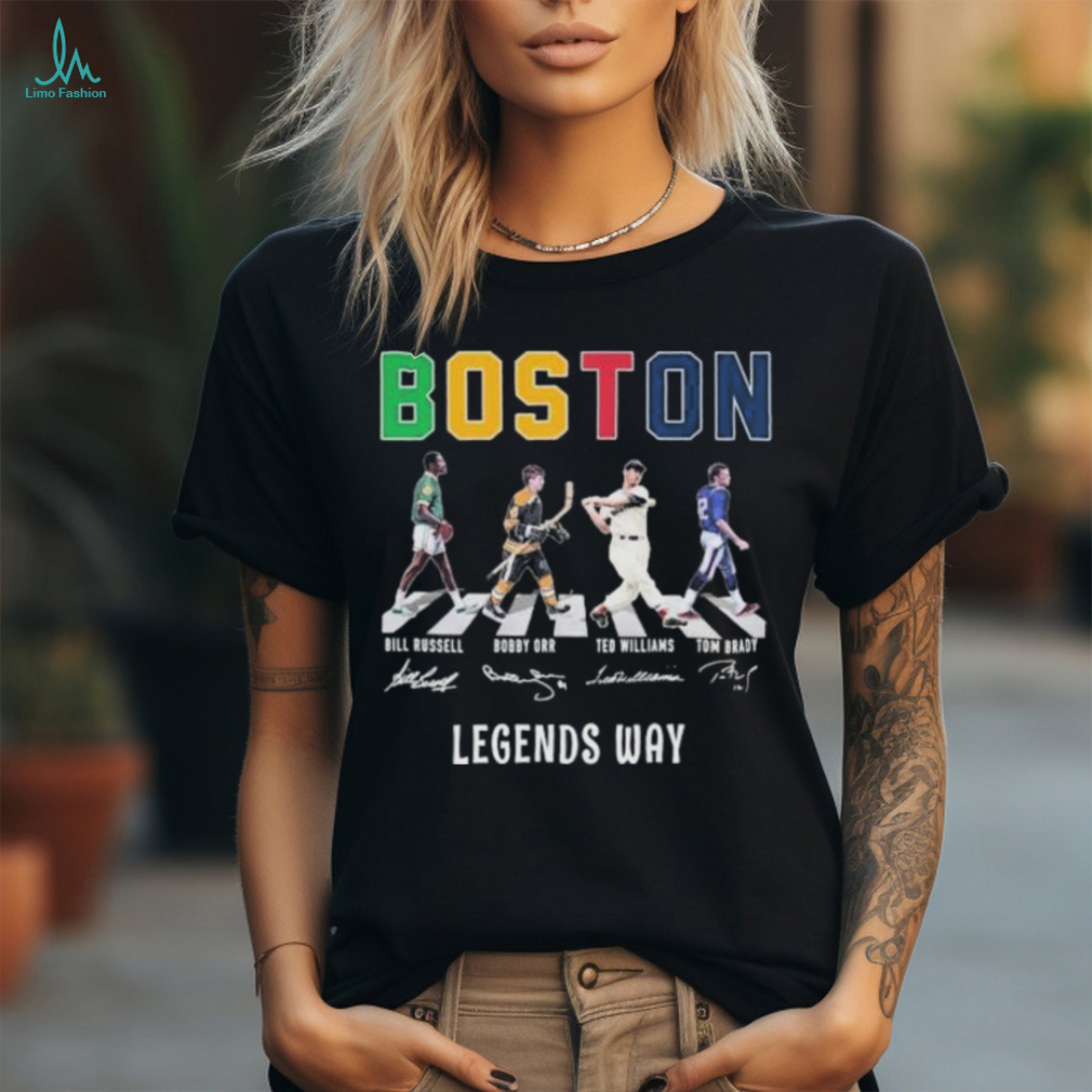 Original Boston Sports Teams Legends Players Abbey Road Signatures Shirt Original Boston Sports Teams Legends Players Abbey Road Signatures Shirt