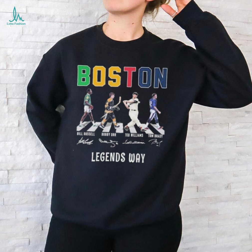Original Boston Sports Teams Legends Players Abbey Road Signatures Shirt Original Boston Sports Teams Legends Players Abbey Road Signatures Shirt