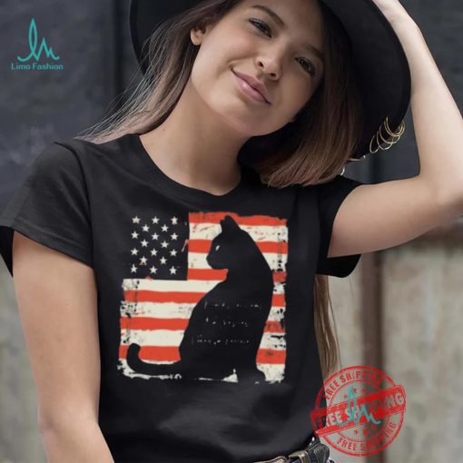 Original Empower the cat lady kamala harris for democracy and freedom shirt