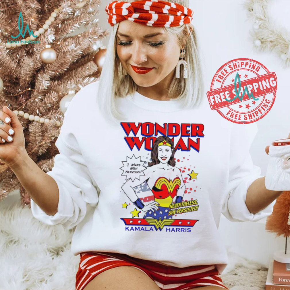 Original Kamala harris wonder woman I make men nervous 2024 shirt Original Kamala harris wonder woman I make men nervous 2024 shirt