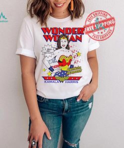 Original Kamala harris wonder woman I make men nervous 2024 shirt