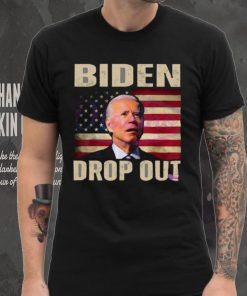 Original Retro biden drop out democratic party shirt
