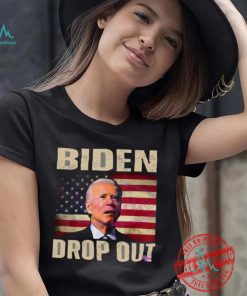 Original Retro biden drop out democratic party shirt