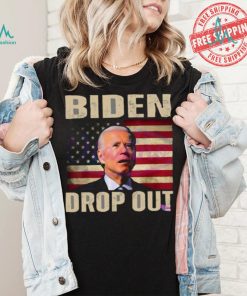 Original Retro biden drop out democratic party shirt