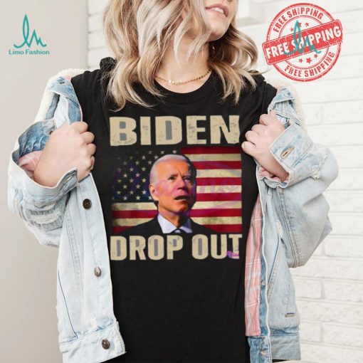 Original Retro biden drop out democratic party shirt