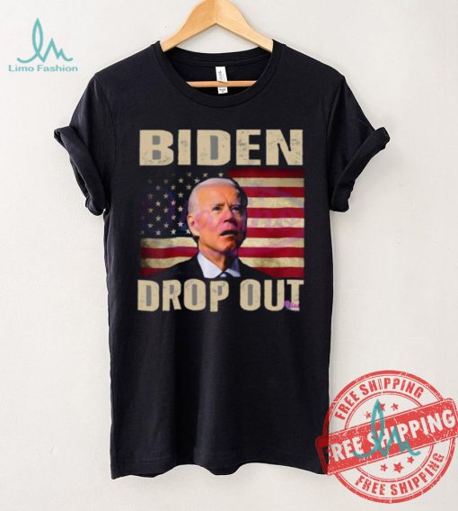 Original Retro biden drop out democratic party shirt