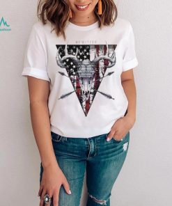 Original Retro howitzer deer American flag 2024 shirt