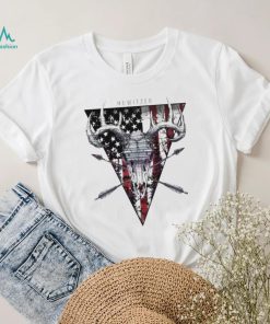 Original Retro howitzer deer American flag 2024 shirt