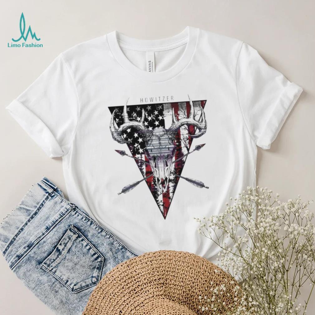 Original Retro howitzer deer American flag 2024 shirt Original Retro howitzer deer American flag 2024 shirt