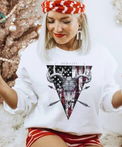 Original Retro howitzer deer American flag 2024 shirt