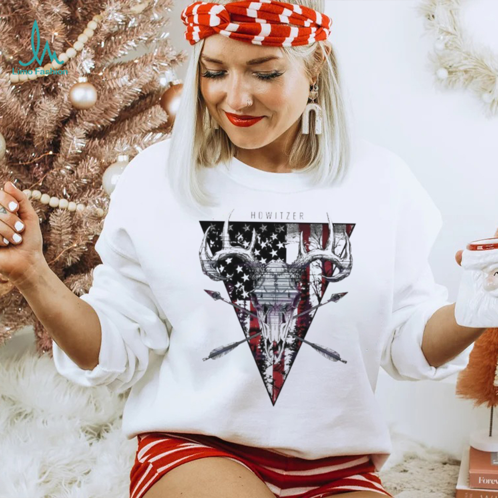 Original Retro howitzer deer American flag 2024 shirt Original Retro howitzer deer American flag 2024 shirt
