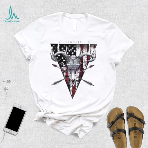 Original Retro howitzer deer American flag 2024 shirt