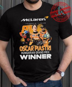 Oscar Piastri Hungarian Grand Prix Winner Signature shirt