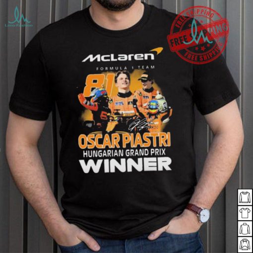 Oscar Piastri Hungarian Grand Prix Winner Signature shirt