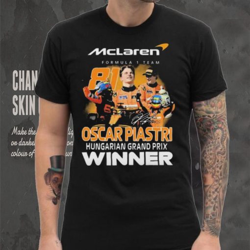 Oscar Piastri Hungarian Grand Prix Winner Signature shirt