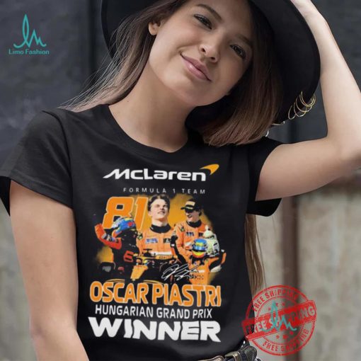 Oscar Piastri Hungarian Grand Prix Winner Signature shirt