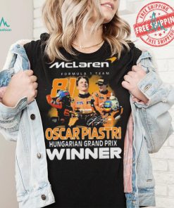 Oscar Piastri Hungarian Grand Prix Winner Signature shirt