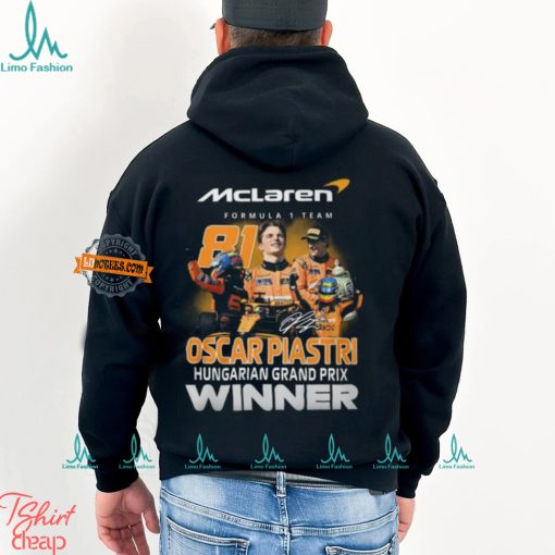 Oscar Piastri Hungarian Grand Prix Winner T Shirt