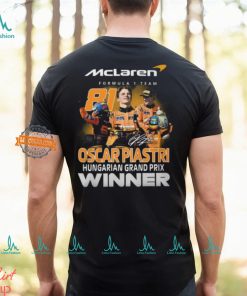 Oscar Piastri Hungarian Grand Prix Winner T Shirt