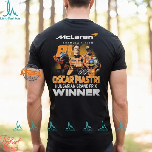 Oscar Piastri Hungarian Grand Prix Winner T Shirt