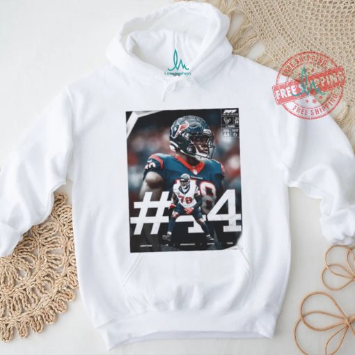 PFF top 50 players Laremy Tunsil Offensive tackle Houston Texans shirt