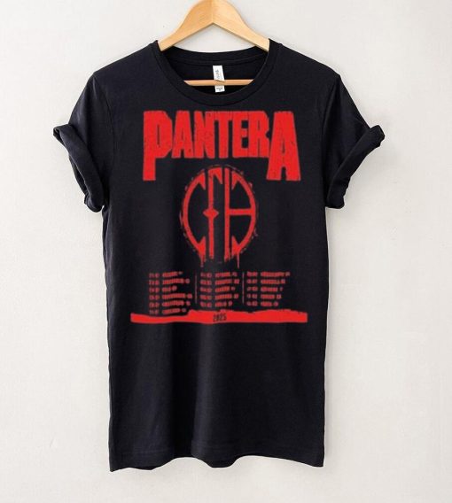 Pantera announce early 2025 european tour date and place list shirt
