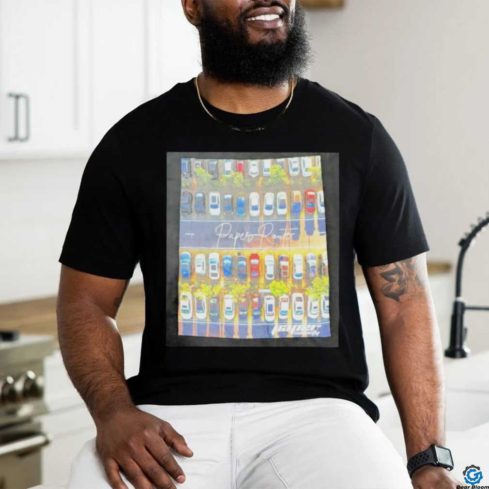 Paper route car park shirt Paper route car park shirt