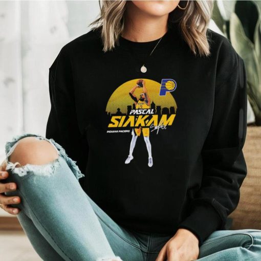 Pascal Siakam Indiana Pacers Basketball signature Skyline shirt