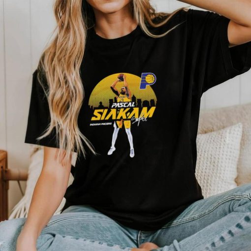 Pascal Siakam Indiana Pacers Basketball signature Skyline shirt