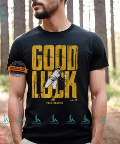 Paul Skenes Good Luck Shirt, hoodie, sweater, long sleeve and tank top Paul Skenes Good Luck Shirt