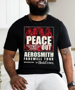 Peace Out Aerosmith Farewell Tour shirt