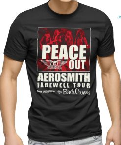 Peace Out Aerosmith Farewell Tour shirt