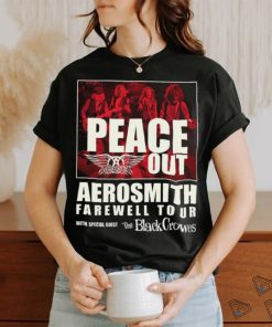Peace Out Aerosmith Farewell Tour shirt