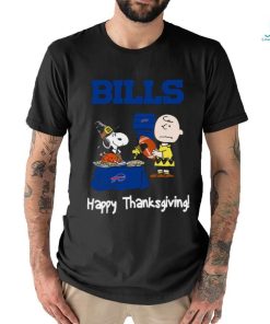 Peanuts Buffalo Bills Football Happy Thanksgiving T Shirt