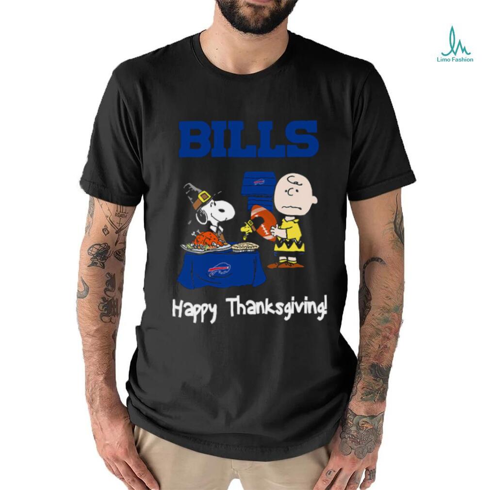 Peanuts Buffalo Bills Football Happy Thanksgiving T Shirt Peanuts Buffalo Bills Football Happy Thanksgiving T Shirt