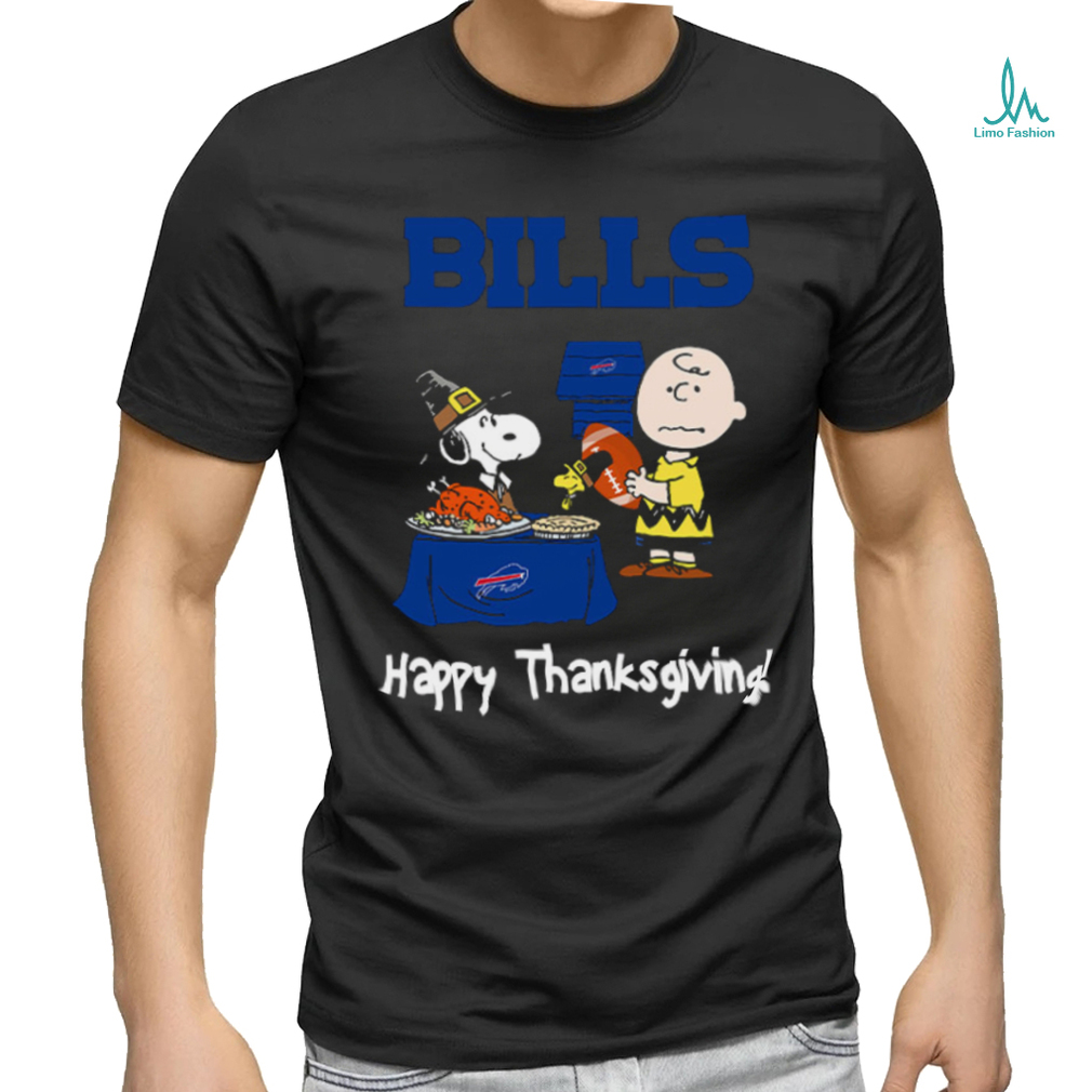 Peanuts Buffalo Bills Football Happy Thanksgiving T Shirt Peanuts Buffalo Bills Football Happy Thanksgiving T Shirt