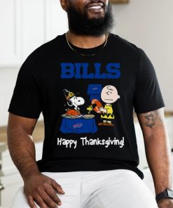 Peanuts Buffalo Bills Football Happy Thanksgiving T Shirt