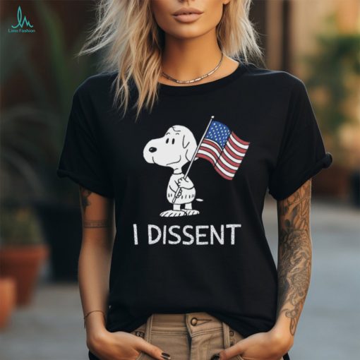 Peanuts Snoopy I Dissent T shirt