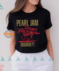 Pearl Jam 2024 Tour In Marrid Spain Unisex T Shirt