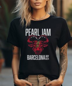 Pearl Jam Heart Barcelona, Spain July 8, 2024 Event T Shirt