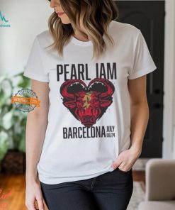 Pearl Jam In Barcelona Night 2 Buffalo Head At Palau Sant Jordi On July 8 2024 Two Sides Print Classic T Shirt