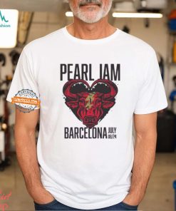 Pearl Jam In Barcelona Night 2 Buffalo Head At Palau Sant Jordi On July 8 2024 Two Sides Print Classic T Shirt